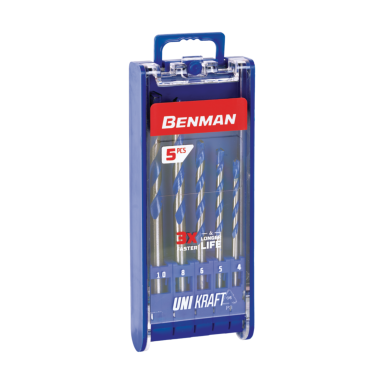 Universalių grąžtų rinkinys BENMAN Multi Construction, 5vnt
