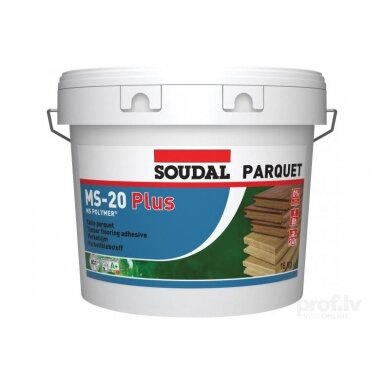 Universalūs parketo klijai SOUDAL MS-20PLUS, 16kg