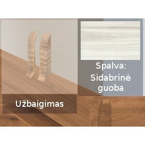 Grindjuostės užbaigimai PVC VOX Izzi, sidabrinė guoba sp. (771) 1
