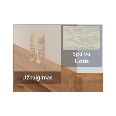 Grindjuostės užbaigimai PVC Izzi, uosio sp. (161/761)