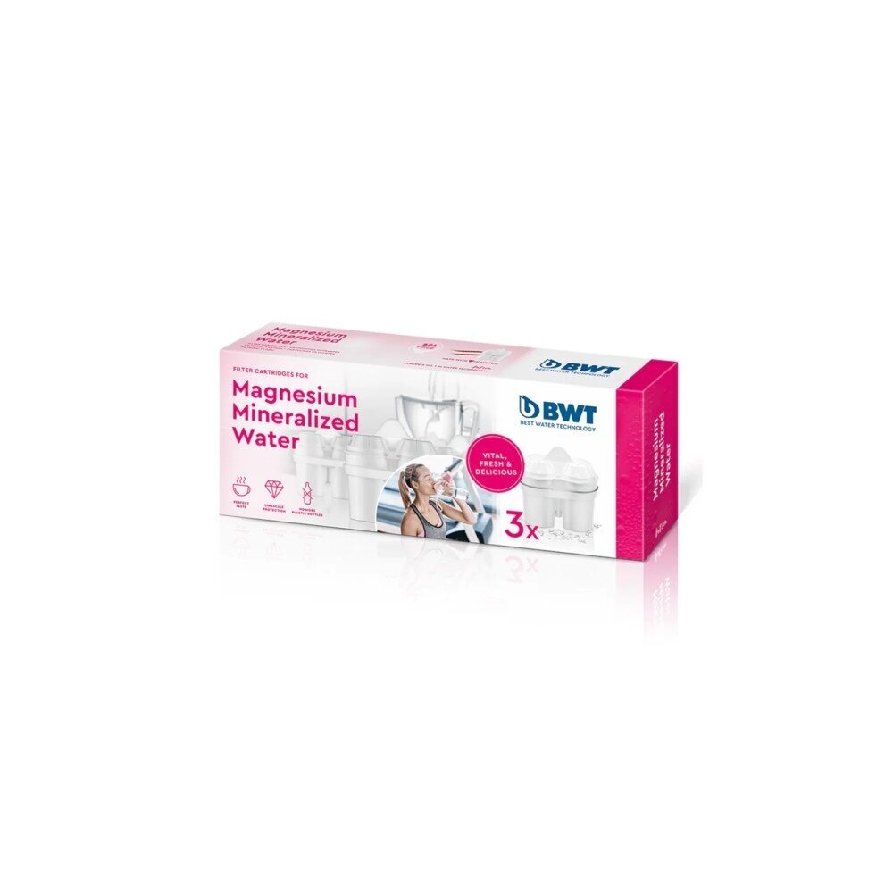 Vandens ąsočio filtrai su magniu BWT Magnesium Mineralized Water, 3vnt 2 Vandens ąsočio filtrai su magniu BWT Magnesium Mineralized Water, 3vnt 2