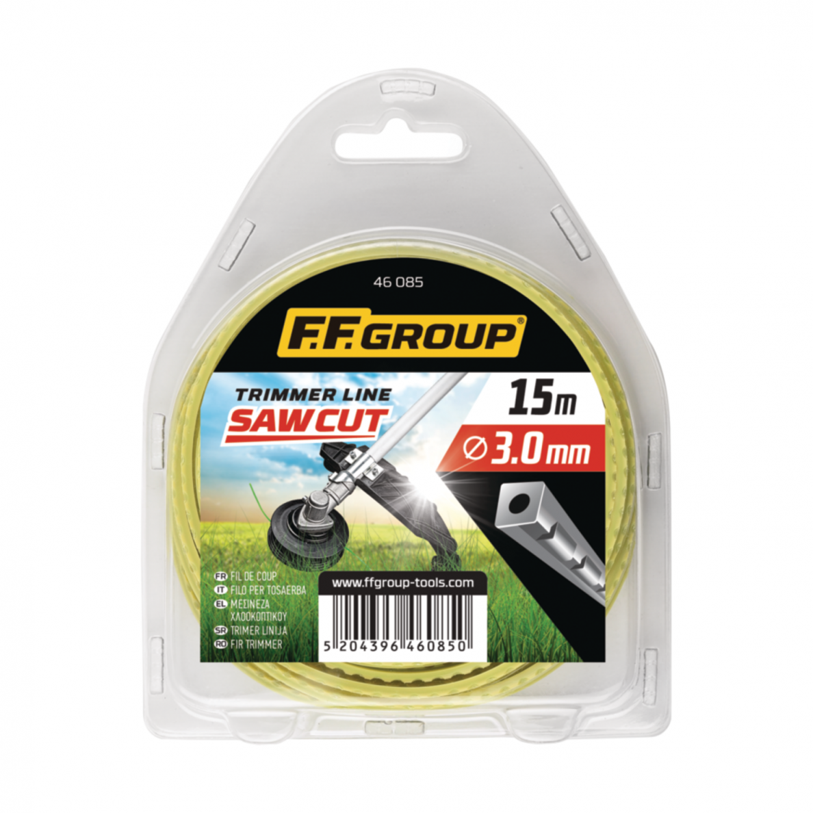 Valas trimeriui FF GROUP 46089, 3mm 51m Valas trimeriui FF GROUP 46089, 3mm 51m