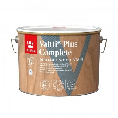 Medienos impregnantas TIKKURILA Valtti Plus Complete, 5l šviesi ąžuolo sp.