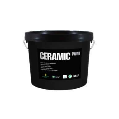 Vidaus dažai CERAMIC Paint Premium A bazė, 9l balta sp. Vidaus dažai CERAMIC Paint Premium A bazė, 9l balta sp.