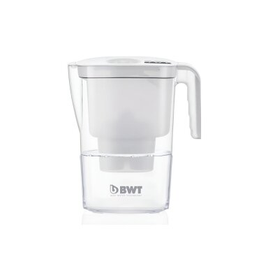 Vandens ąsotis BWT Vida, 2,6l balta sp.  su 1vnt. magnio mineralizacijos filtru