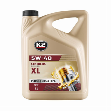 Variklinė alyva K2 5W-40 sintetinė, 5L