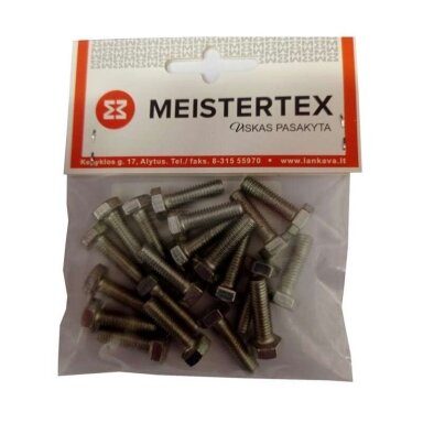 Varžtas DIN933 6x20mm MEISTERTEX (20vnt)