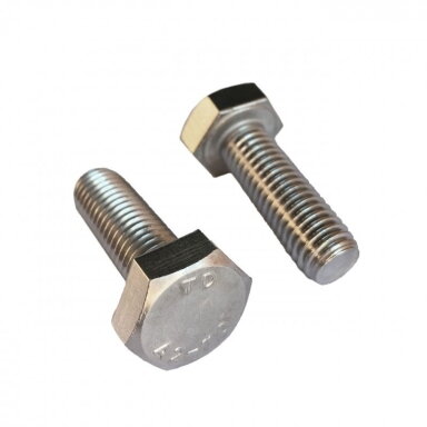 Varžtas PROFIX DIN933 M10-30 A2, 5vnt.