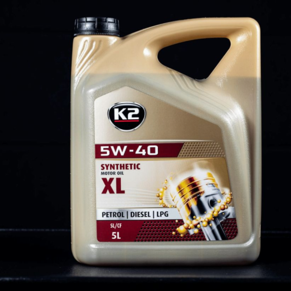 Variklinė alyva K2 5W-40 sintetinė, 5L 2 Variklinė alyva K2 5W-40 sintetinė, 5L 2