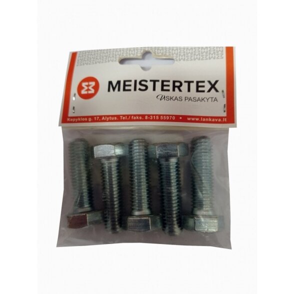 Varžtas DIN933 12x40mm MEISTERTEX (5vnt) Varžtas DIN933 12x40mm MEISTERTEX (5vnt)