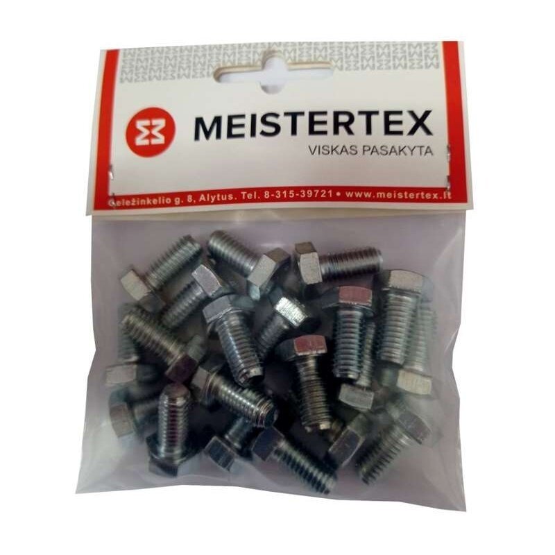 Varžtas DIN933 8x12mm MEISTERTEX (20vnt) Varžtas DIN933 8x12mm MEISTERTEX (20vnt)