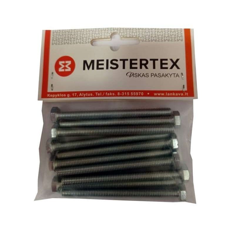 Varžtas DIN933 8x80mm MEISTERTEX (10vnt) Varžtas DIN933 8x80mm MEISTERTEX (10vnt)