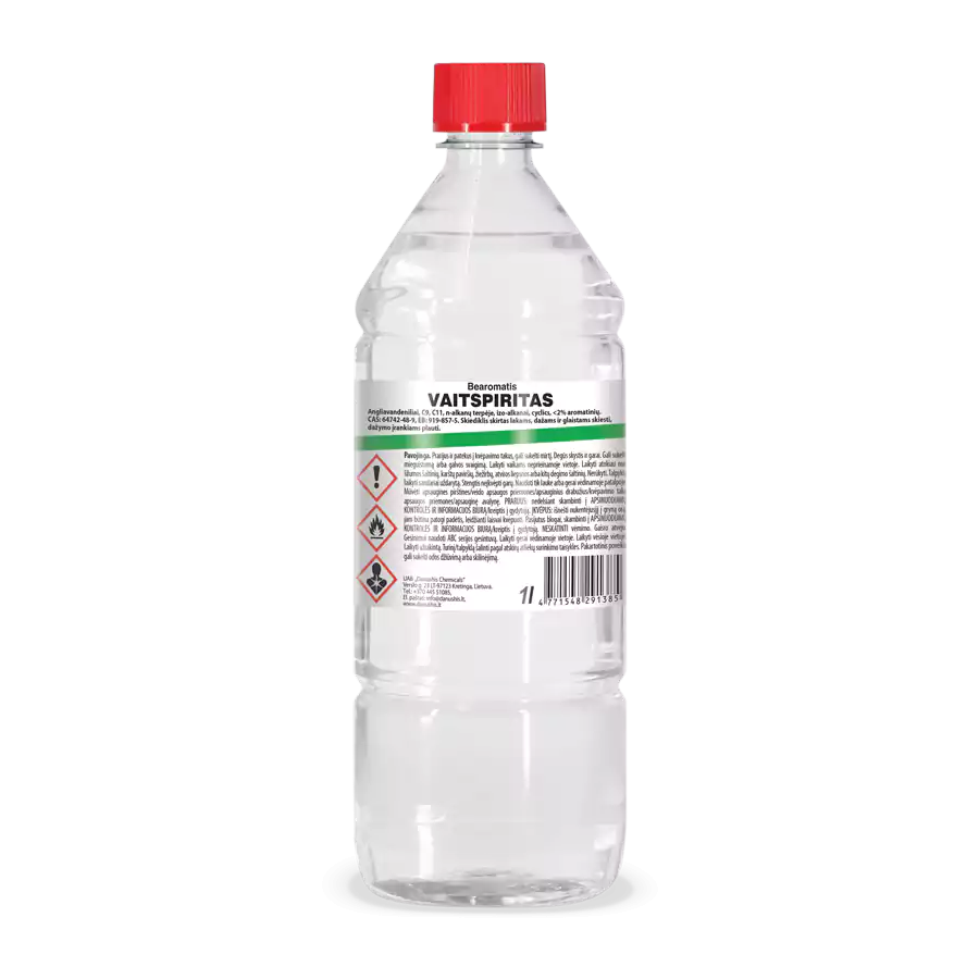 Vaitspiritas DANUSHIS CHEMICALS, 1l bearomatis Vaitspiritas DANUSHIS CHEMICALS, 1l bearomatis