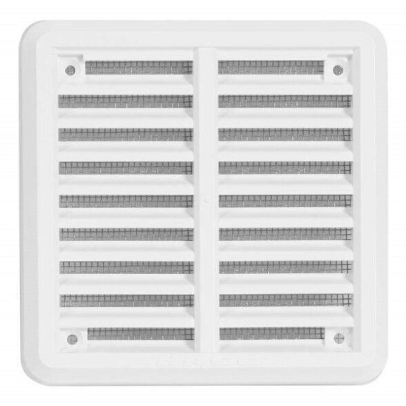 Ventiliacinės grotelės HACO VM100100K, 100x100mm balta sp. Ventiliacinės grotelės HACO VM100100K, 100x100mm balta sp.
