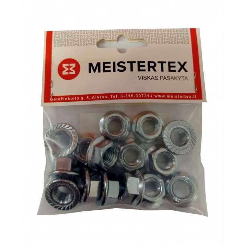 Veržlė DIN6923 M10 MEISERTEX (15vnt)