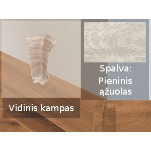 Grindjuostės vidinis kampas PVC VOX Izzi, pieninio ąžuolo sp. (762) 1 Grindjuostės vidinis kampas PVC VOX Izzi, pieninio ąžuolo sp. (762) 1
