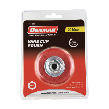 Šlifavimo šepetys BENMAN 74309, 100mm Šlifavimo šepetys BENMAN 74309, 100mm
