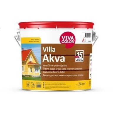 Dažai medienai VIVACOLOR Villa Akva 8017, 2,7l šokoladinė sp. Dažai medienai VIVACOLOR Villa Akva 8017, 2,7l šokoladinė sp.
