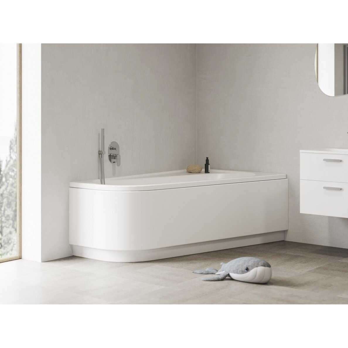 Vonia RAVAK Chrome dešininė, 170x105cm 2 Vonia RAVAK Chrome dešininė, 170x105cm 2