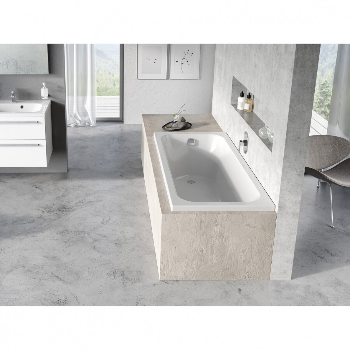 Vonia RAVAK Chrome, 180x80cm 2 Vonia RAVAK Chrome, 180x80cm 2