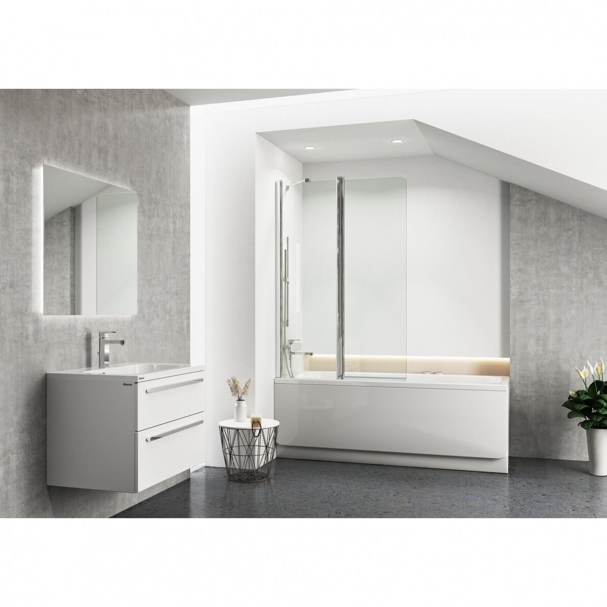 Vonia RAVAK Chrome, 180x80cm 3 Vonia RAVAK Chrome, 180x80cm 3