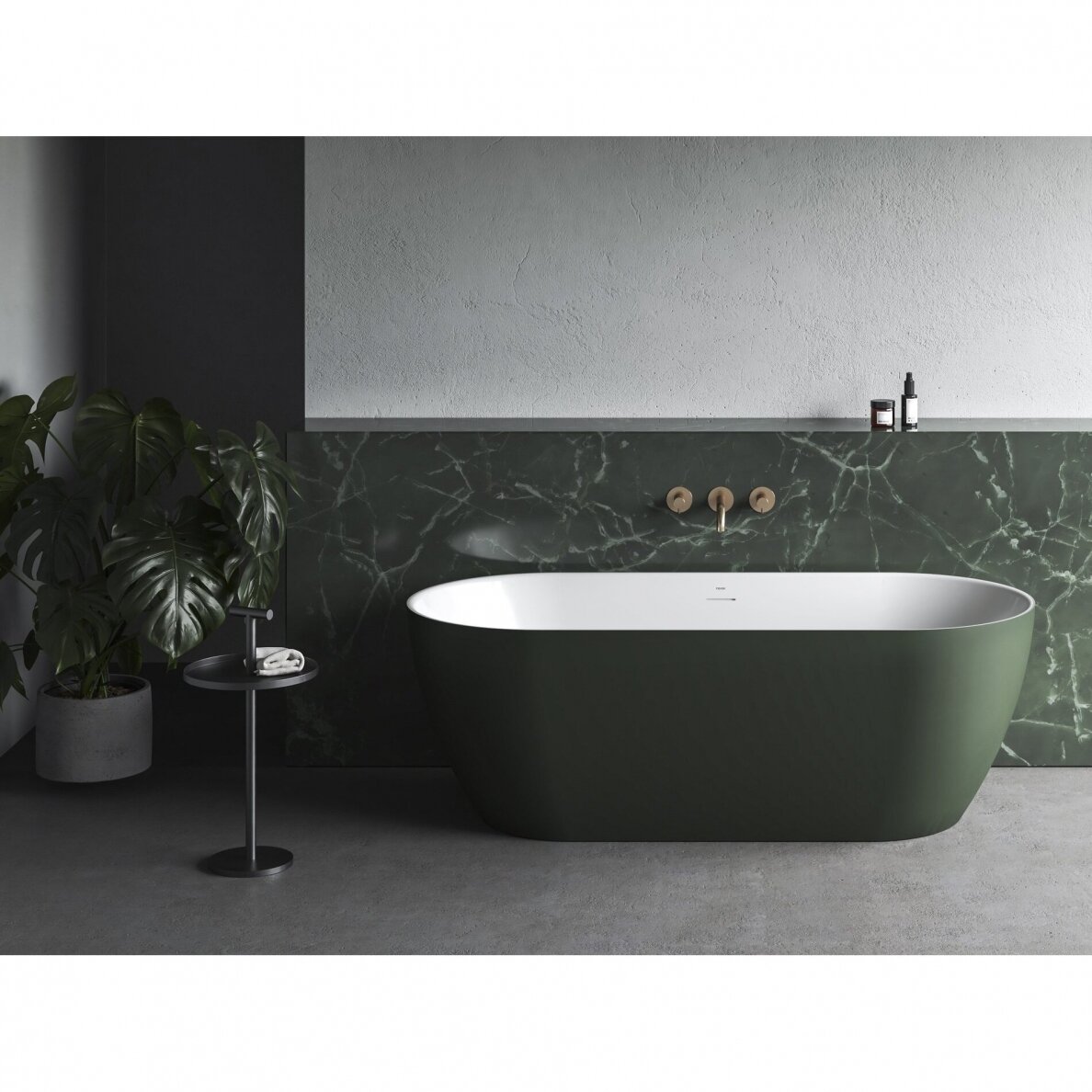 Vonia RAVAK Freedom O Tec, 170x77cm pilkai žalia ir baltos sp. 2 Vonia RAVAK Freedom O Tec, 170x77cm pilkai žalia ir baltos sp. 2