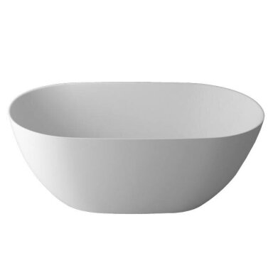 Akmens masės vonia BLU Ara, 1600x740mm balta sp. Akmens masės vonia BLU Ara, 1600x740mm balta sp.