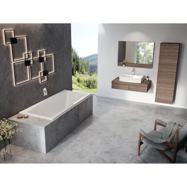 Vonia RAVAK Formy 02 slim, 180x80cm