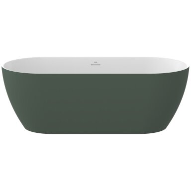 Vonia RAVAK Freedom O Tec, 170x77cm pilkai žalia ir baltos sp. Vonia RAVAK Freedom O Tec, 170x77cm pilkai žalia ir baltos sp.