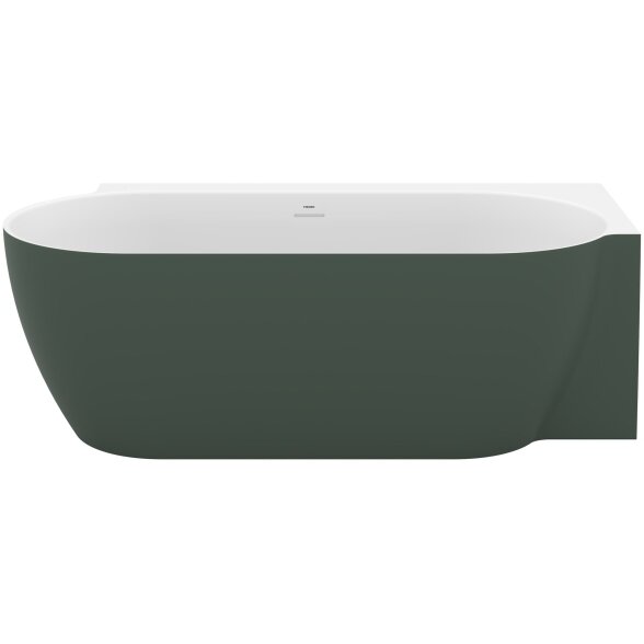 Vonia Freedom Corner II Tec 175x86 D, laisvai pastatoma, Grey Green/balta, sifono dangtelis baltos spalvos 1 Vonia Freedom Corner II Tec 175x86 D, laisvai pastatoma, Grey Green/balta, sifono dangtelis baltos spalvos 1