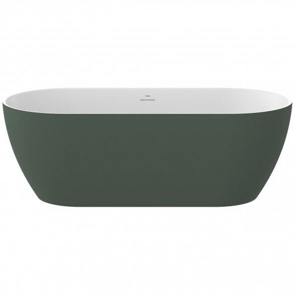 Vonia RAVAK Freedom O Tec, 170x77cm pilkai žalia ir baltos sp. Vonia RAVAK Freedom O Tec, 170x77cm pilkai žalia ir baltos sp.