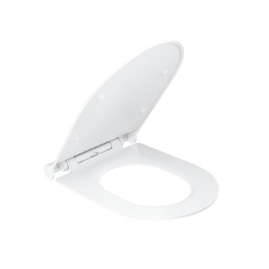 Klozeto dangtis RAVAK Uni Chrome Slim, balta sp.