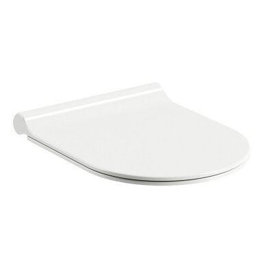 Klozeto dangtis RAVAK Uni Chrome Slim, balta sp.