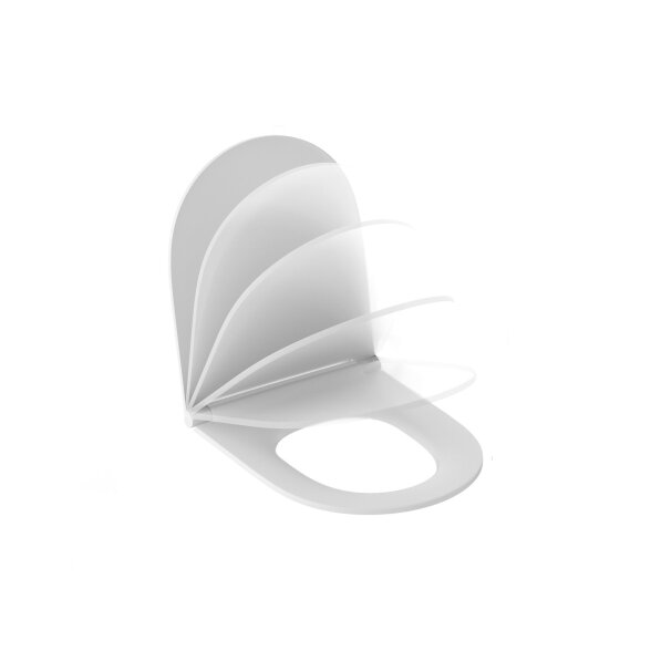 WC unitazo dangtis Ypsilon S, baltas 4