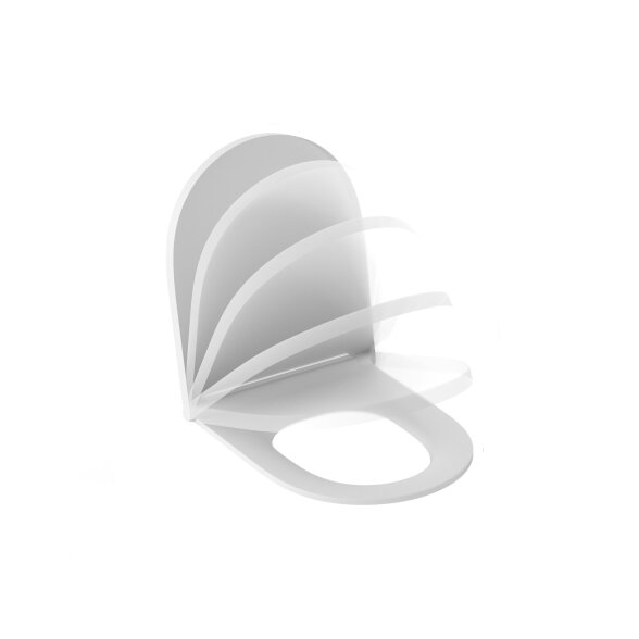 WC unitazo dangtis Ypsilon W, baltas 4 WC unitazo dangtis Ypsilon W, baltas 4