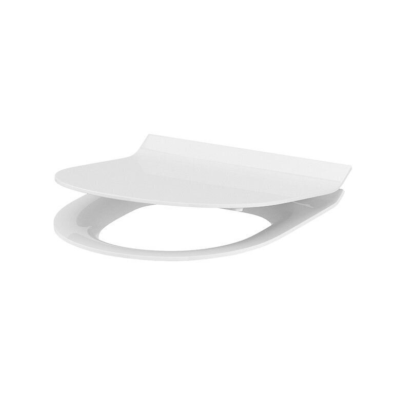 Klozeto dangtis CERSANIT Crea Oval Slim, balta sp.