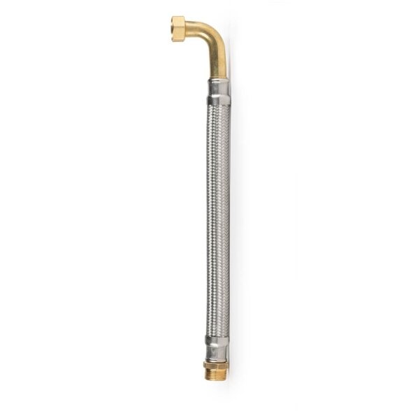 Vandens žarnelė, antivibracinė TUCAI Extra Twist Codo 1" FM, 60cm Vandens žarnelė, antivibracinė TUCAI Extra Twist Codo 1" FM, 60cm